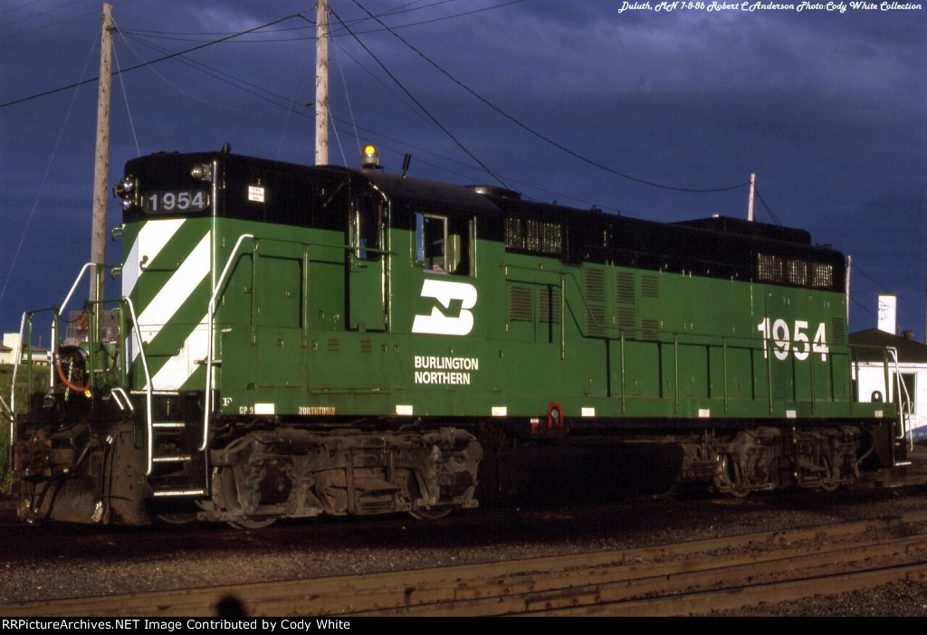 Burlington Northern GP9 1954